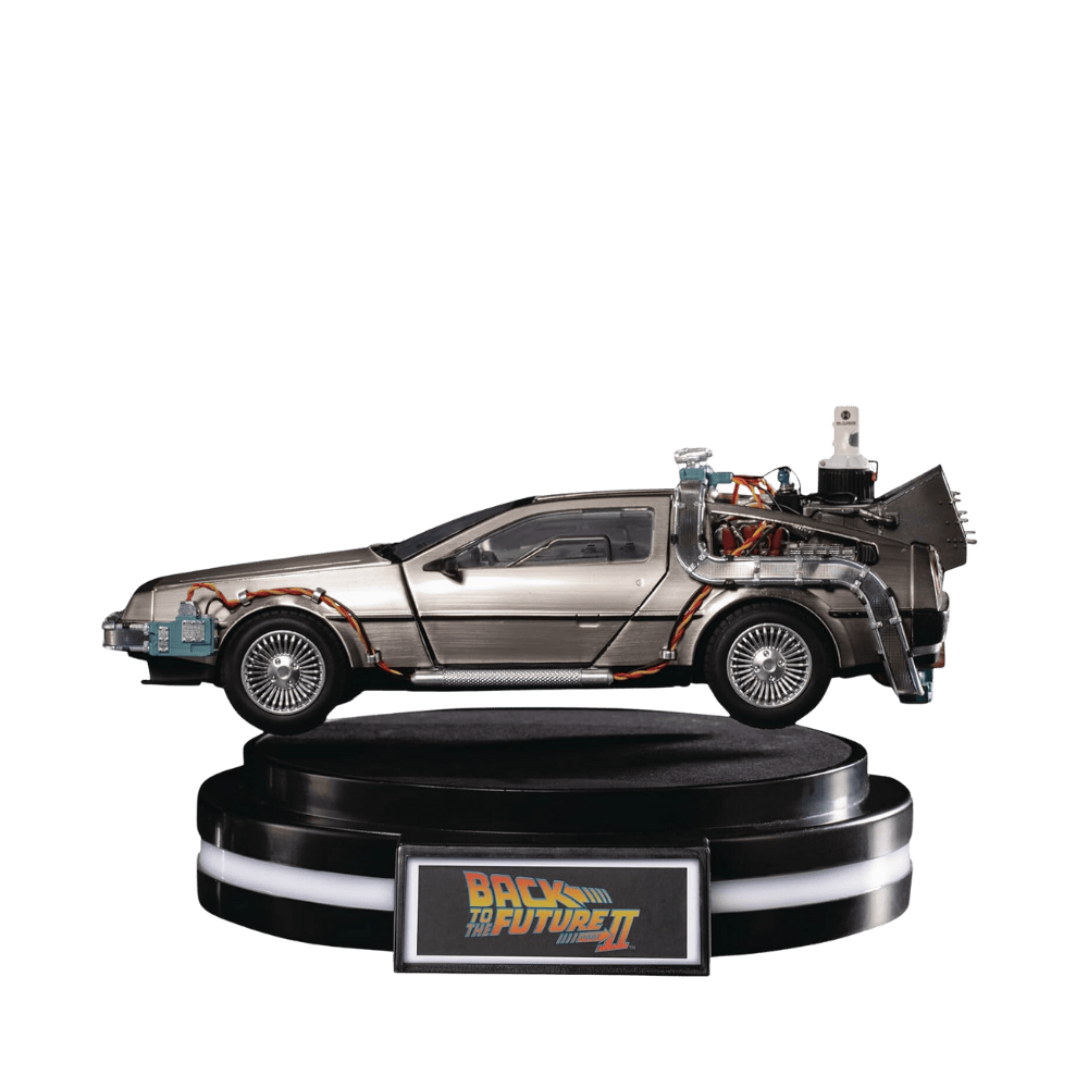 Back to the Future II Delorean Floating Egg Attack Floating - 005 By Beast Kingdom