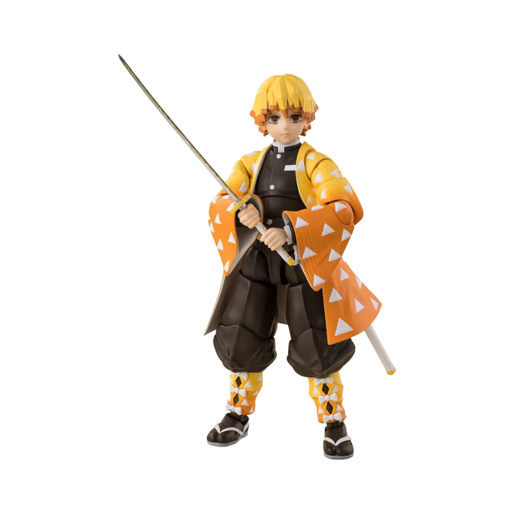 Demon Slayer: Kimetsu no Yaiba Zenitsu Agatsum Action Figure S.H.Figuarts By Bandai Tamashii