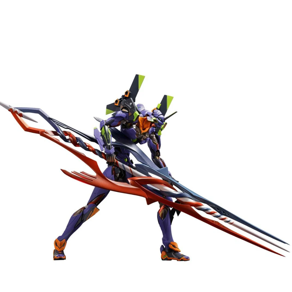 Evangelion MB EVANGELION TEST TYPE 01 30th with the spear of Gaius S.H. Figuarts Action Figure By Bandai Tamshii