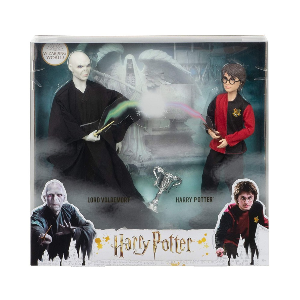 Harry Potter Deluxe Harry + Voldemort 2 Pack Doll Playset