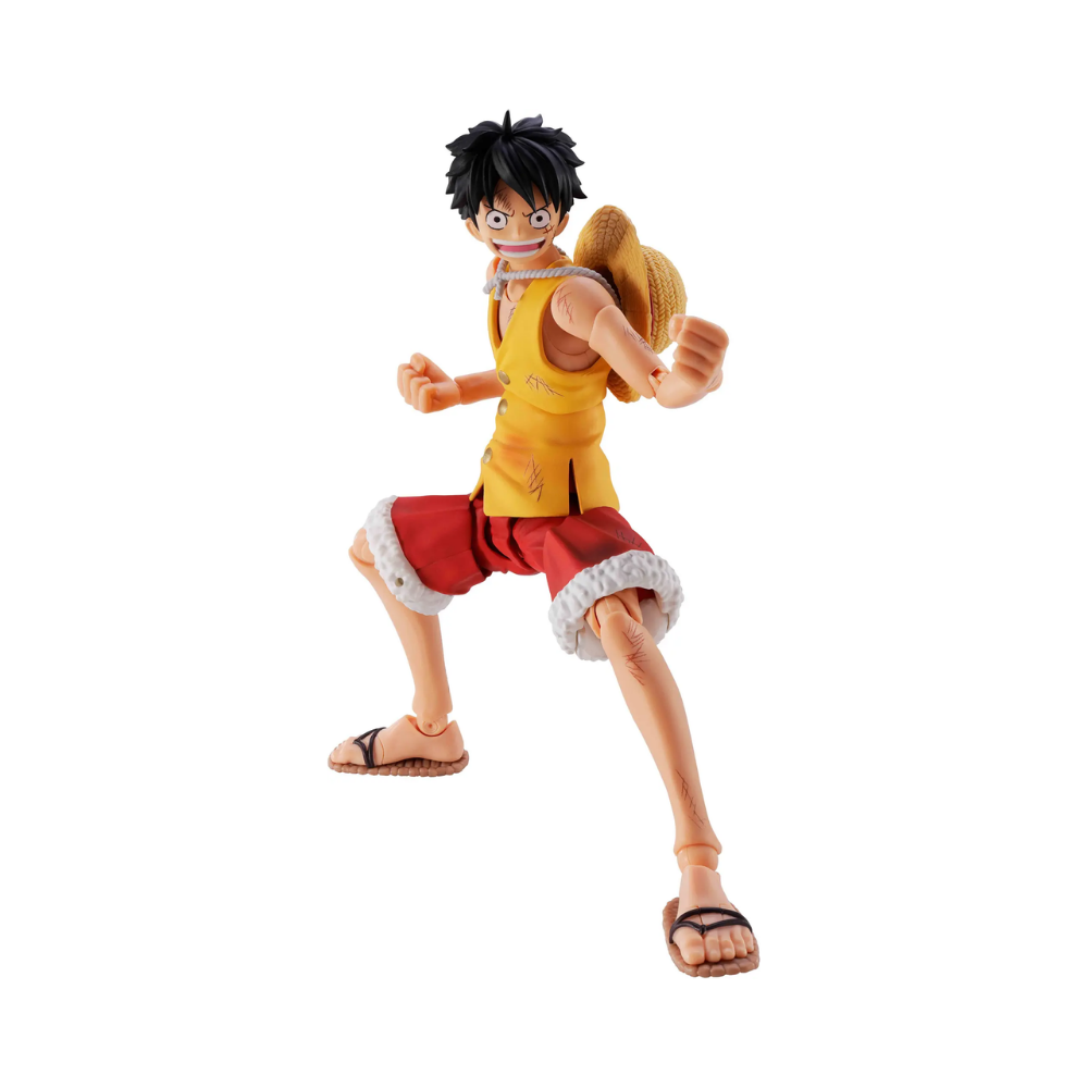 One Piece Monkey D. Luffy Marine Ford Articulated Figures SH Figuarts By Bandai Tamashii