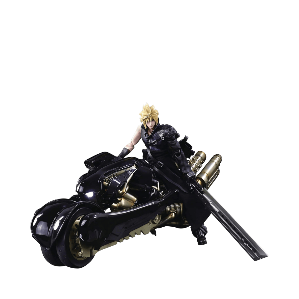 Figurine Final Fantasy VII Advent Children – Cloud Et Fenrir – Square Enix – 30 Cm