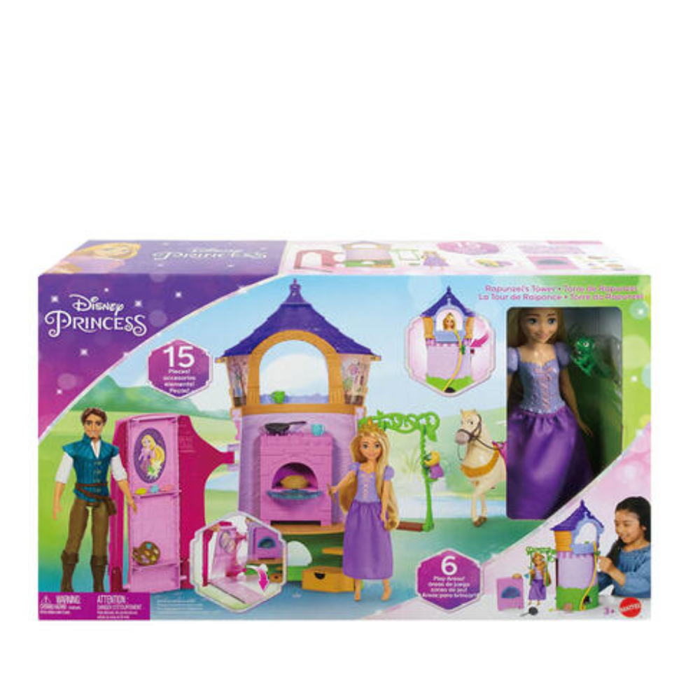 Disney Princess Rapunzel's Tower Playset by Mattel