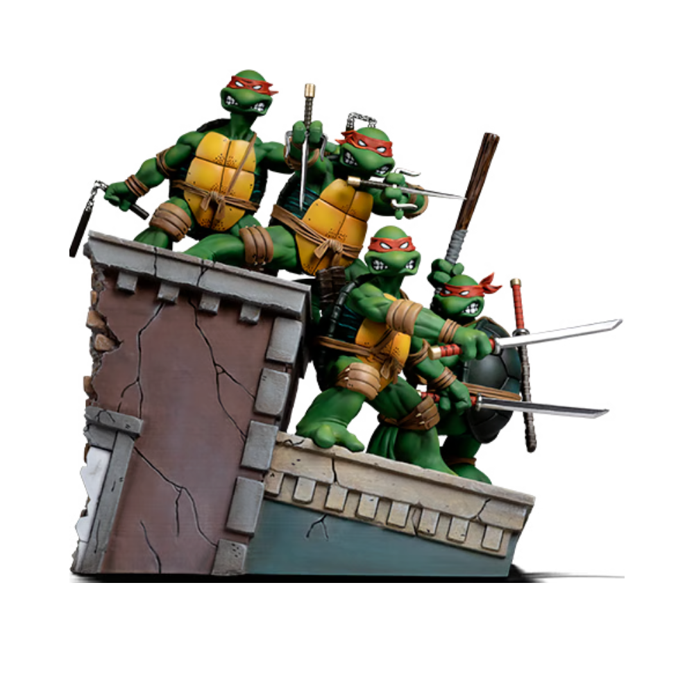 Teenage Mutant Ninja Turtles TMNT 1st Cover Set Art Scale 1/10 by Iron Studios