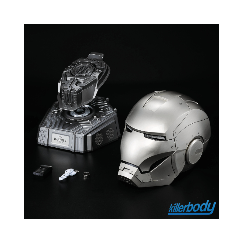Marvel 1:1 Collectible Bluetooth Speaker Iron Man MK2 Helmet By Killer ...