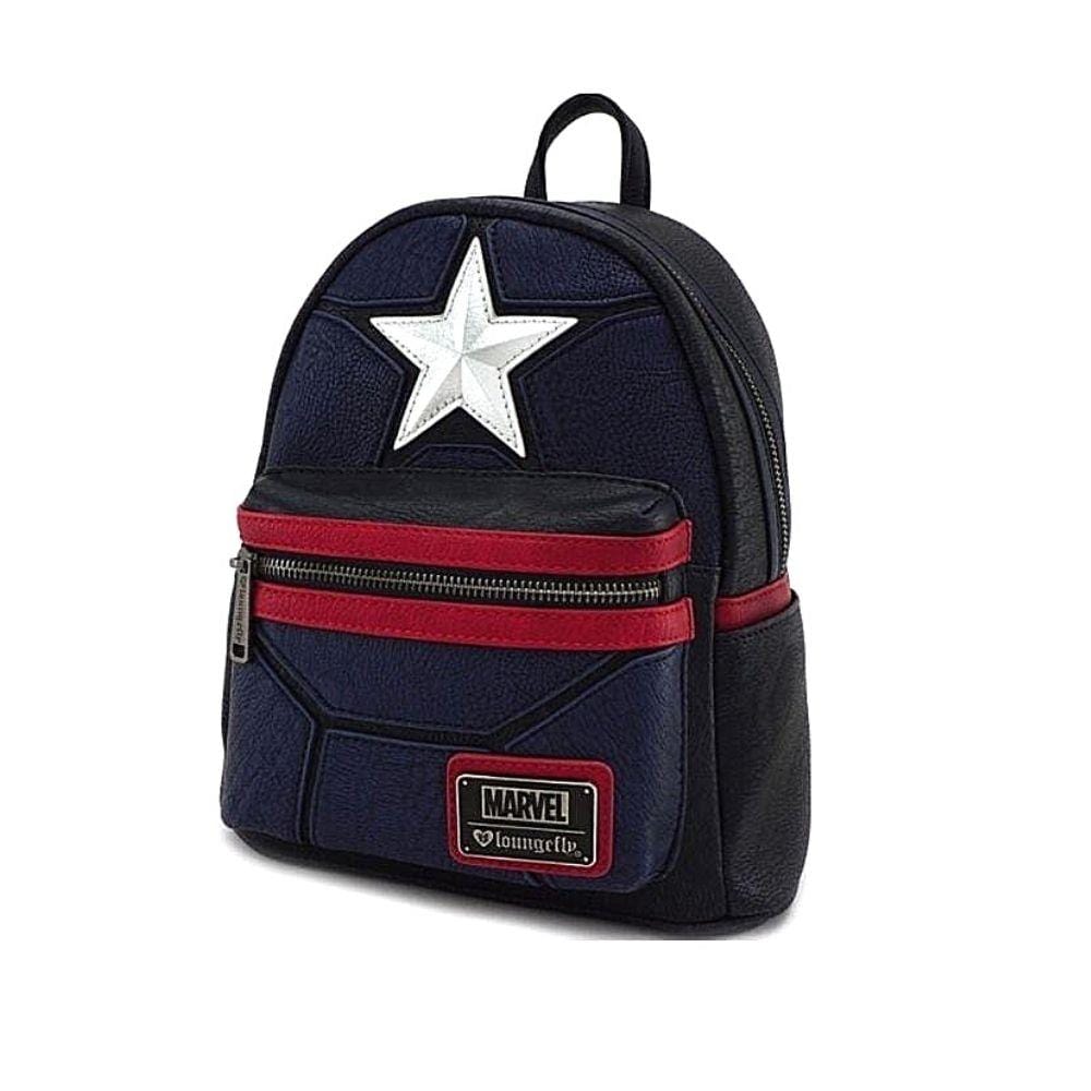 captain america endgame hero mini-backpack Loungefly Marvel Captain America Mini Backpack – The Little Things