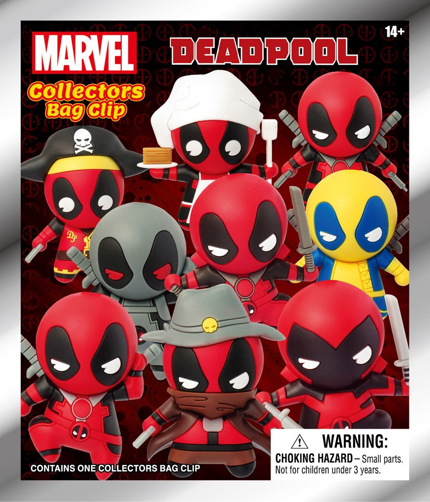 Deadpool Sack Monogram: Marvel Deadpool 3D Foam Bag Clip Series 1 – The Little Things
