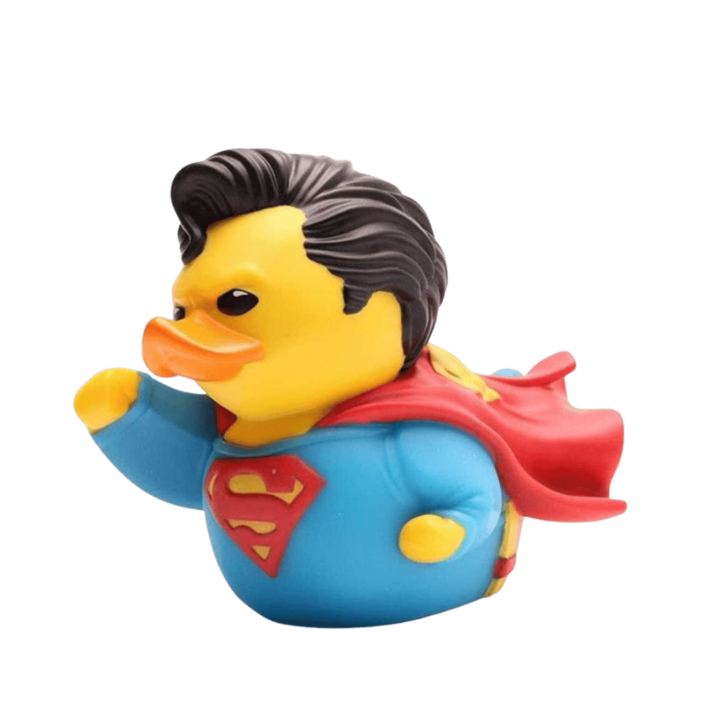 DC Comics BOXED Superman Rubber Duck By TUBBZ