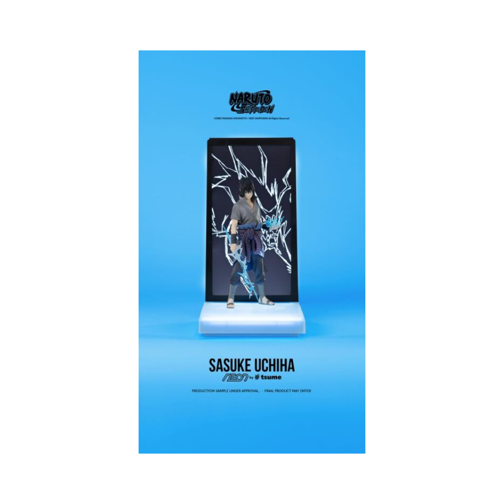 Naruto Shippuden Neon Sasuke Uchiha Lighted Display Figure By Tsume ...