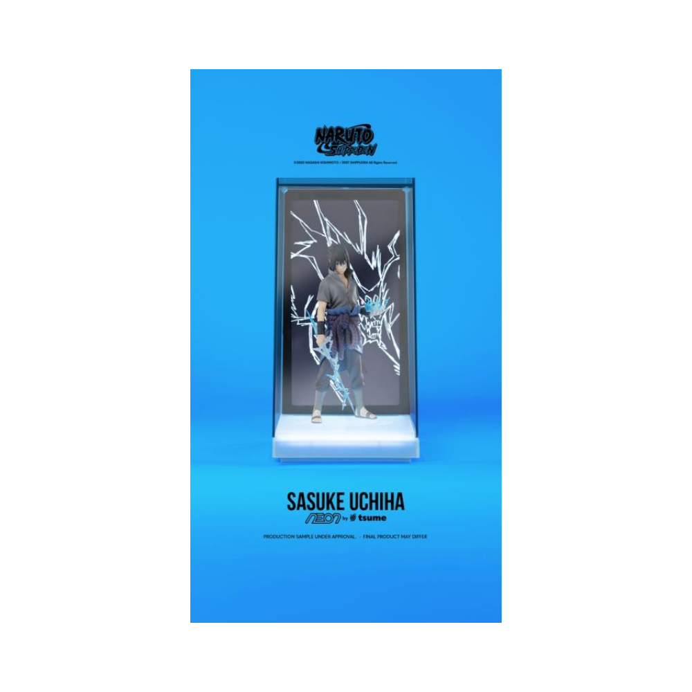 Naruto Shippuden Neon Sasuke Uchiha Lighted Display Figure By Tsume ...