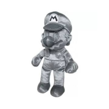 Sanei Dolls Super Mario Bros Metal Mario Plush 9" All Star Collection