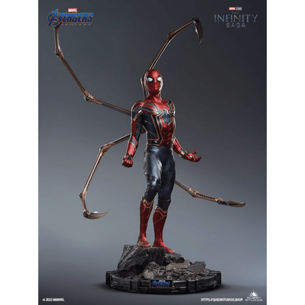 Marvel Iron Spider Man 1/2 Statue Regular Edition By Queen Studios