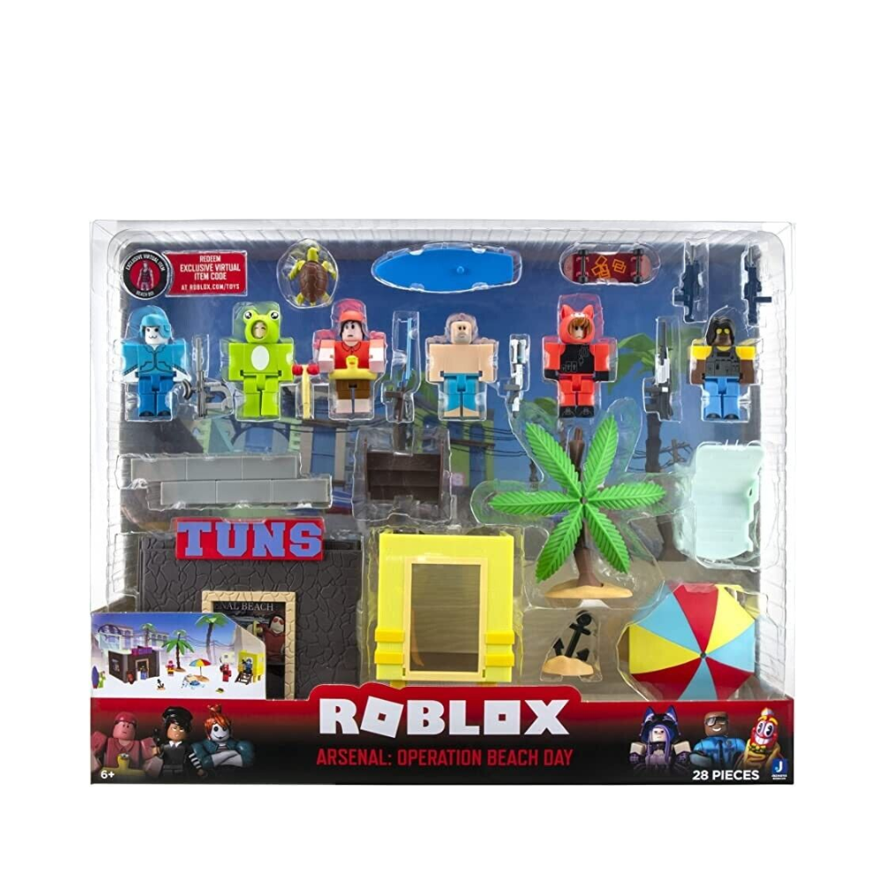 Roblox Action Collection - Arsenal: Operation Beach Day Deluxe Playset ...