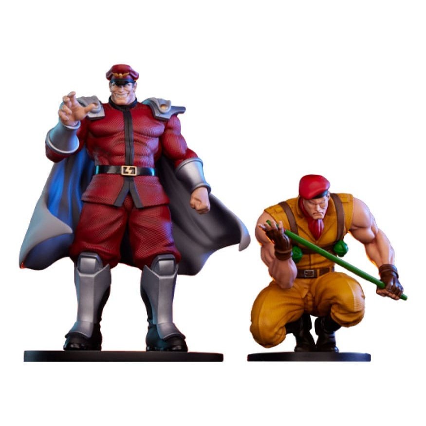 Street Fighter Akuma And Dhalsim - Street Jam Statue Set 1/10 Scale By Premium Collectibles Studio