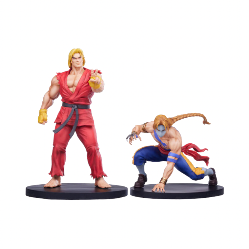 Street Fighter Ken And Vega - Street Jam Statue Set 1/10 Scale By Premium Collectibles Studio