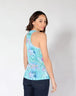Tokidoki Women's Shirt Tokidoki Artsy Corno Womens Blue Tank Top