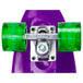 Ziggy Outdoor Toys Ziggy - Skateboard Mini Cruiser W/ LED Wheels 22" - Purple