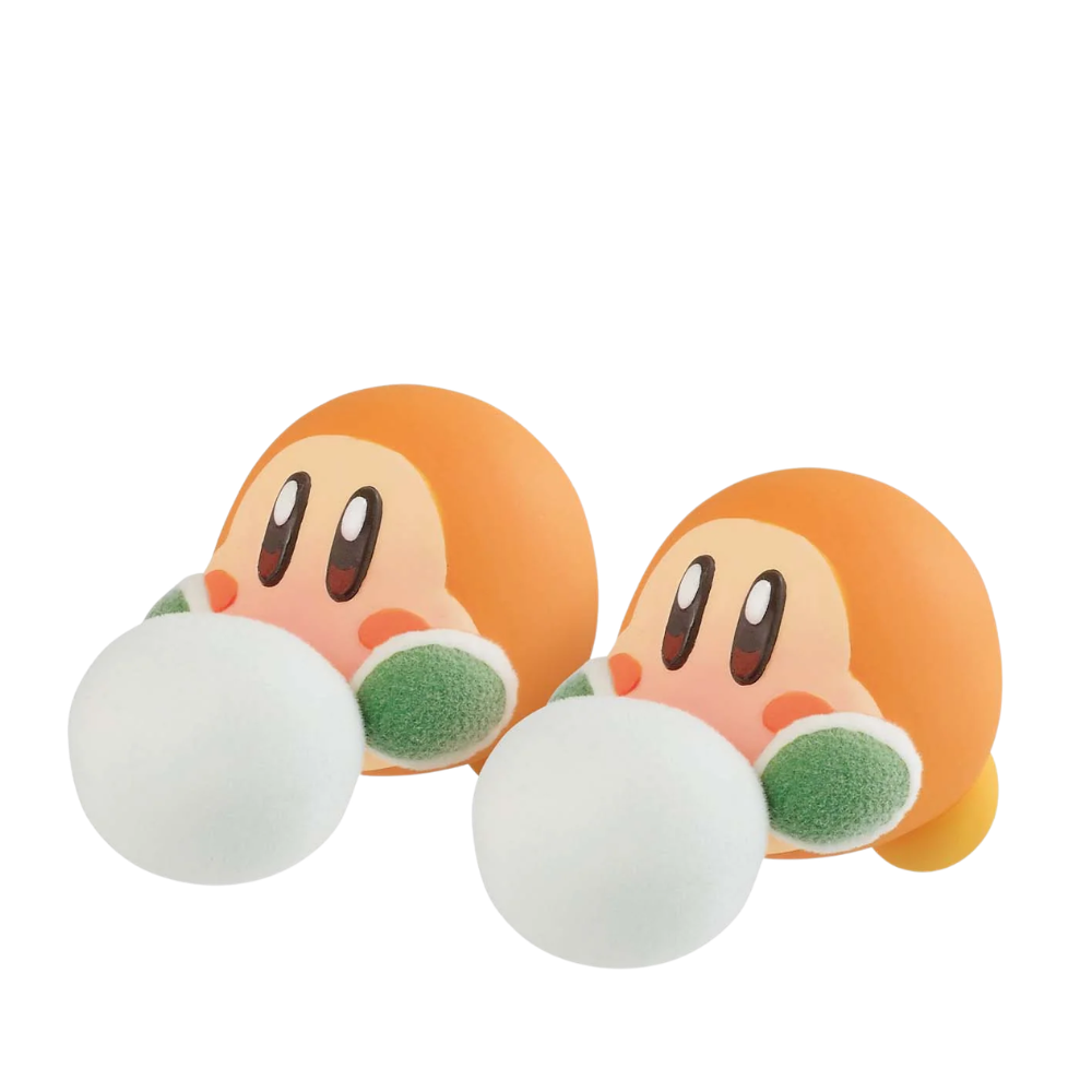 Kirby Mine Play In The Snow (C:Waddle Dee) Fluffy Puffy Figure By Banpresto