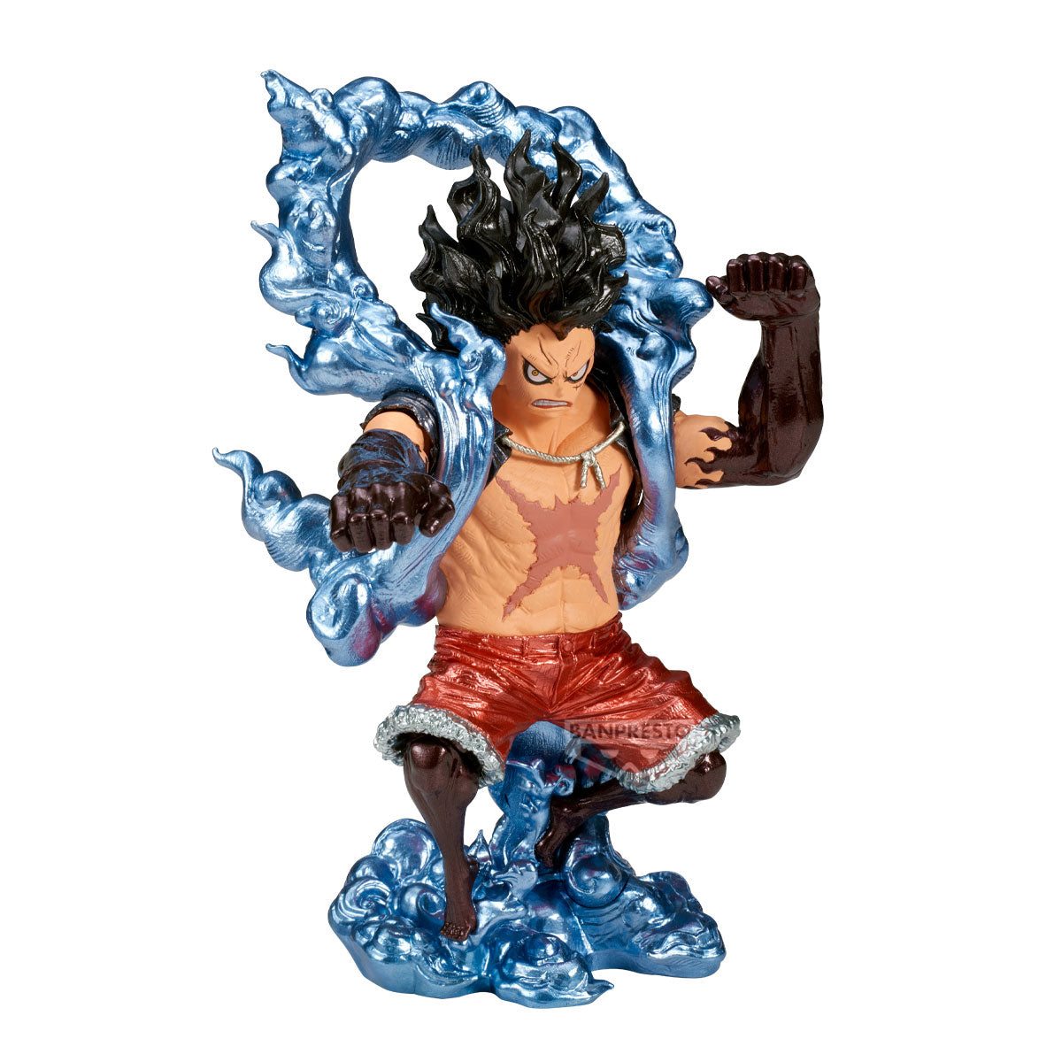 One Piece Monkey D.Luffy Gear 4 Snakeman King Of Artist Figure By Banpresto