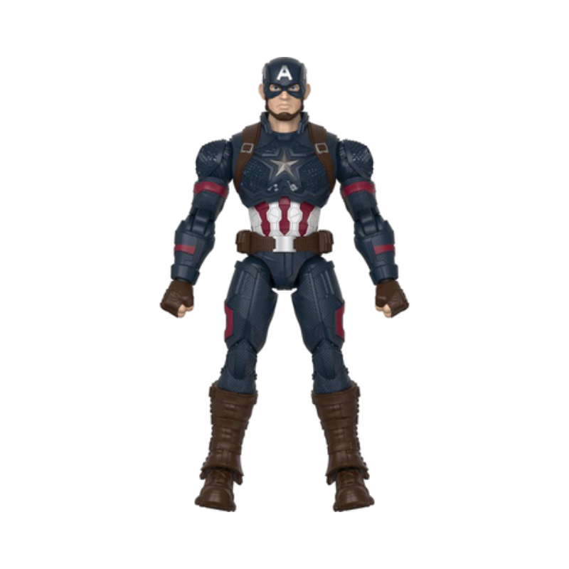 Marvel Champion Class Captain America Action Figure Construction Toys by Blokees