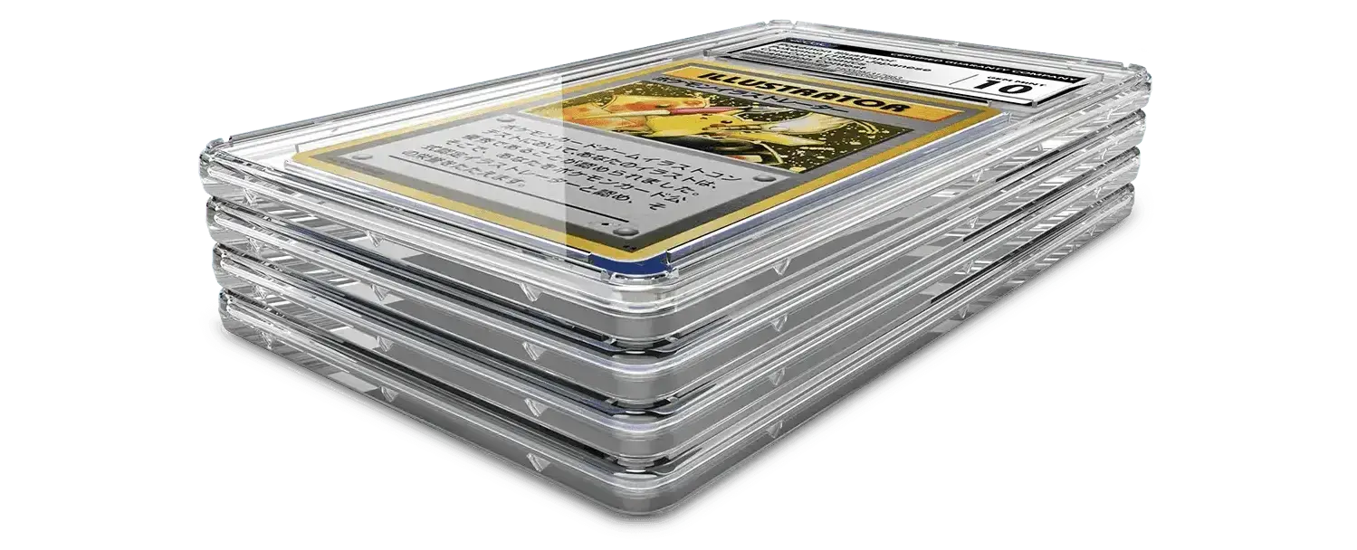 Stackable CGC card holders