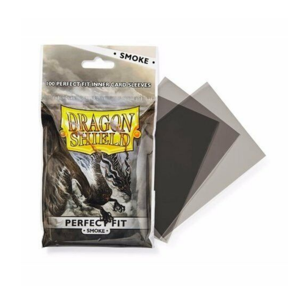  10 Packs Dragon Shield Perfect Fit Clear Inner Sleeves Standard  Size 100 ct : Toys & Games