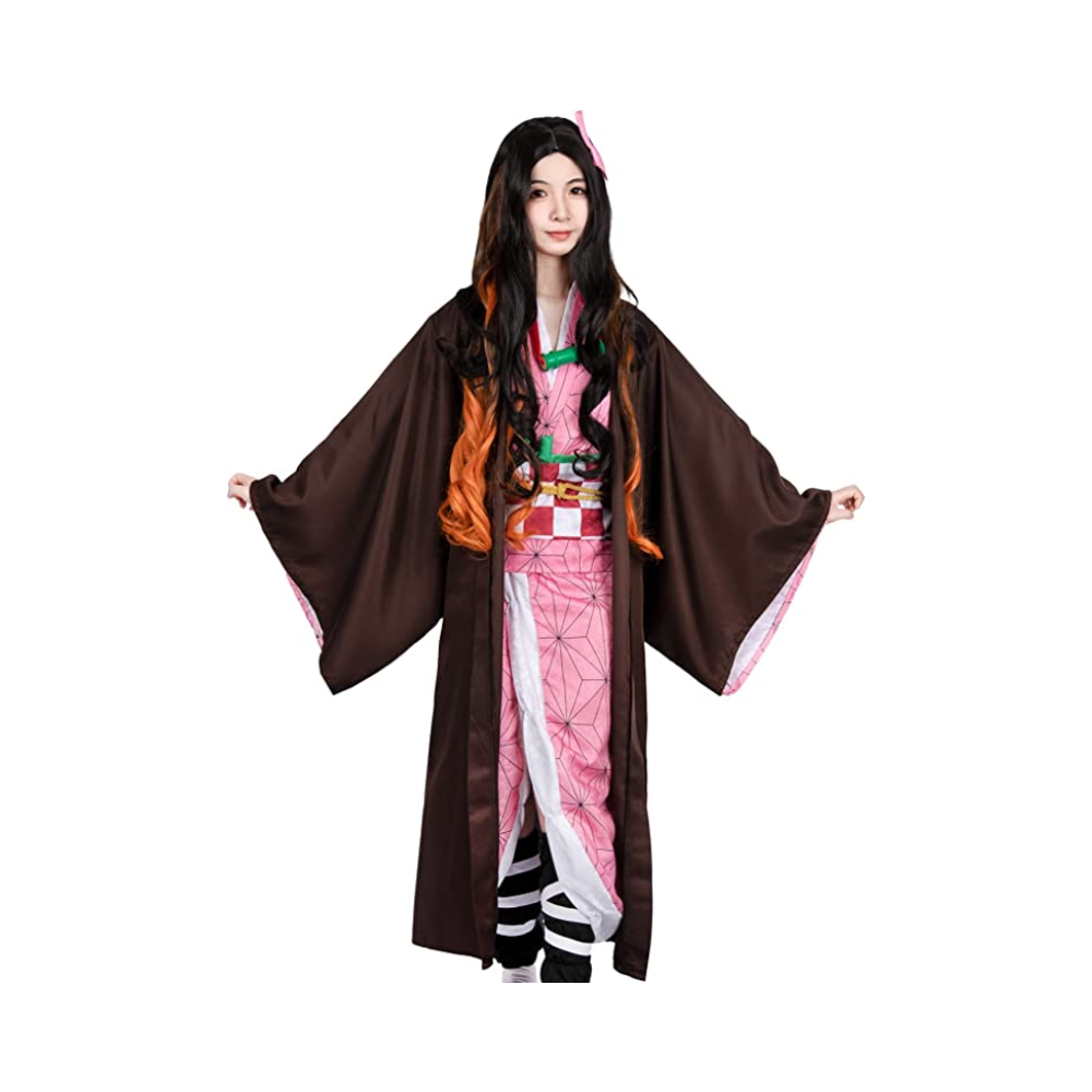Demon Slayer Nezuko Kamado Cosplay Adult Costume by Dirolvon – The