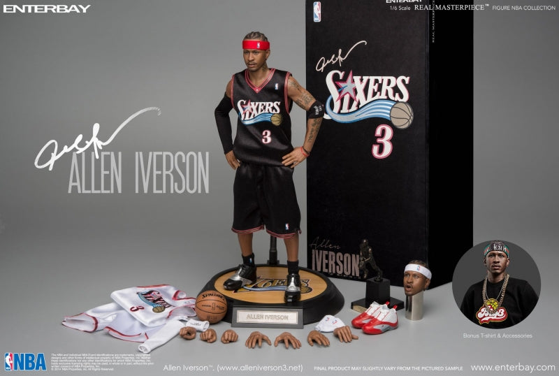 Enterbay : NBA - 1/6 Allen Iverson Upgraded Re-edition – The ...