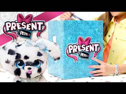 Present Pets Fancy Puppy Interactive Plush Pet Toy