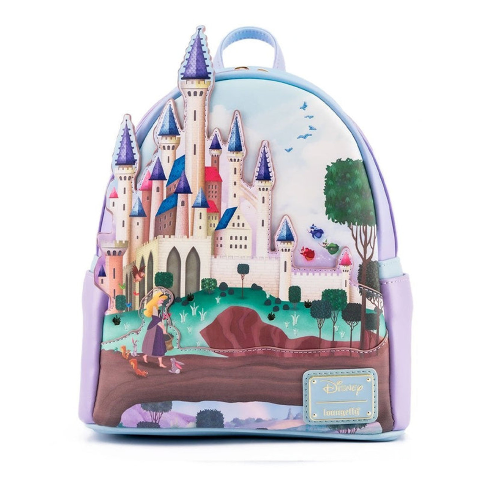 Loungefly x Disney Sleeping Beauty Princess Aurora as Briar Rose Cosplay  Mini Backpack