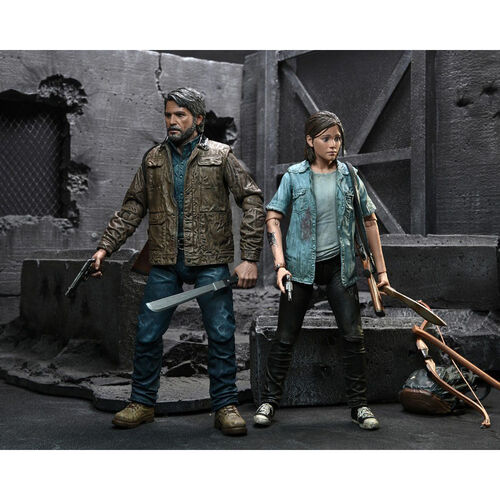 NECA: Last of Us 2 - Ultimate Joel and Ellie 2-Pack 7 Tall Action Figure