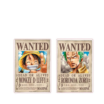 One Piece Wanted Luffy and Zoro Poster Sticker by Abystyle – The